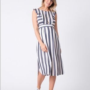 Seraphine, knee-length maternity dress.